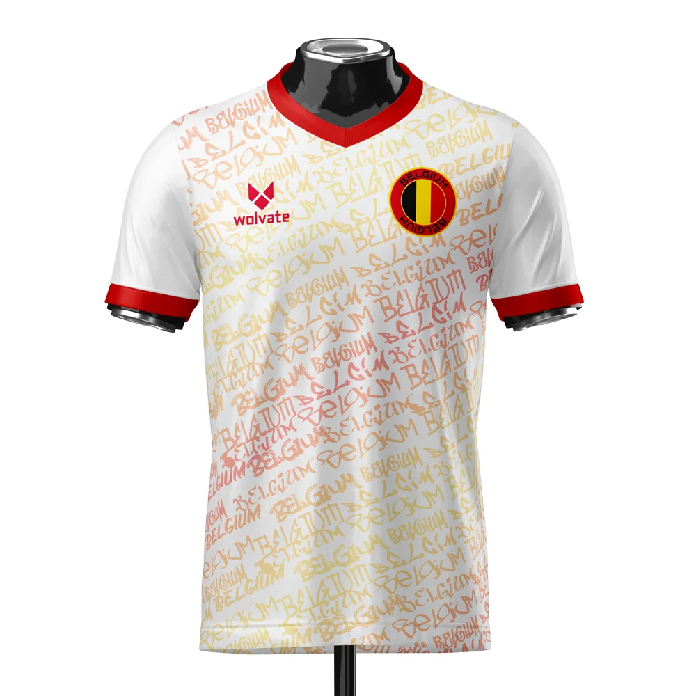 Belgium concept football kit design, available for white-label production