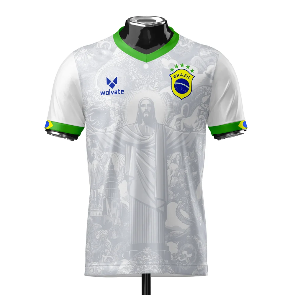 Brazil concept football kit design, available for white-label production