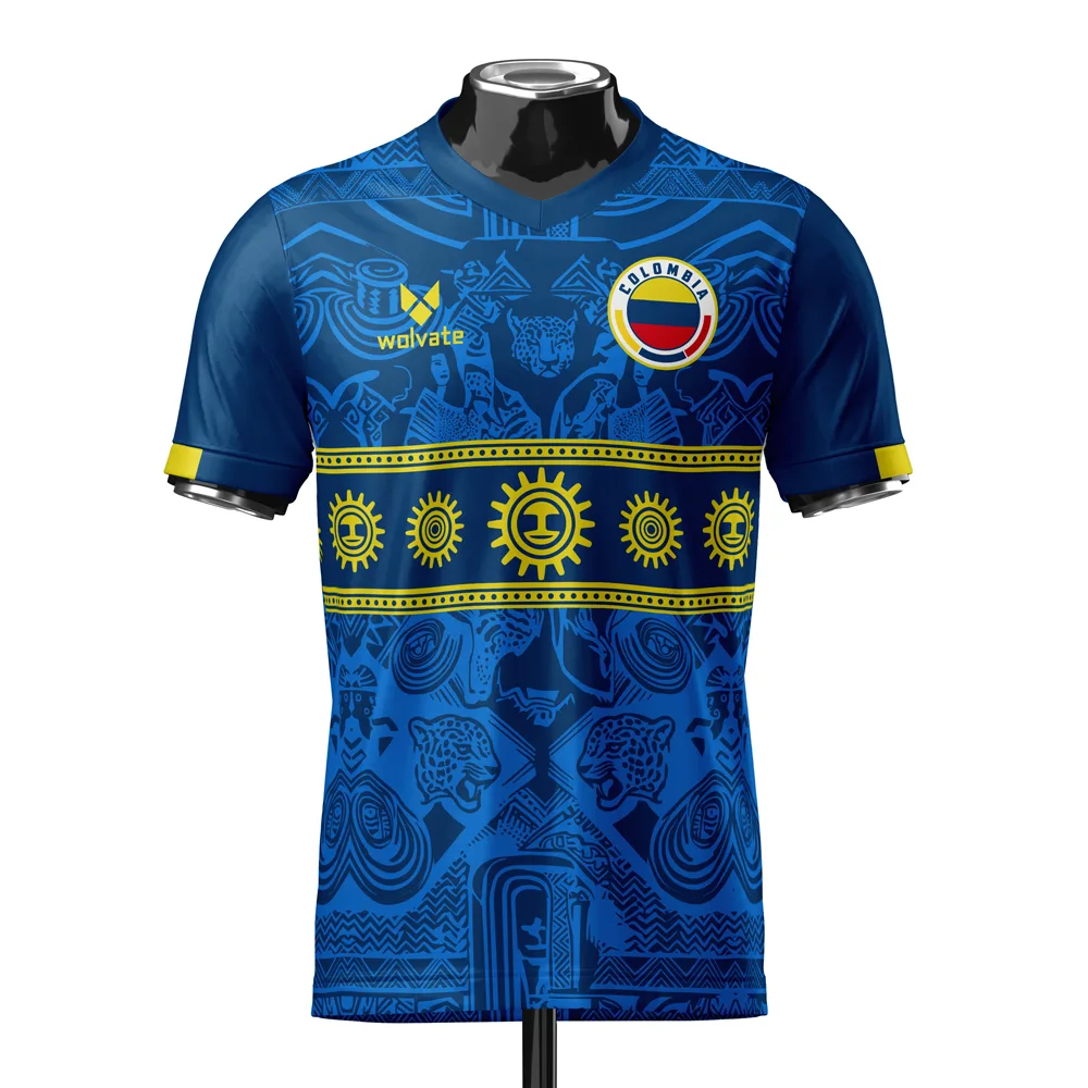Colombia 2 concept football kit design, available for white-label production