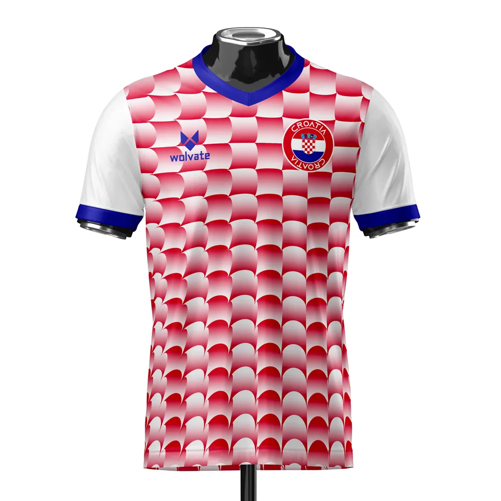 Croatia 1 concept football kit design, available for white-label production