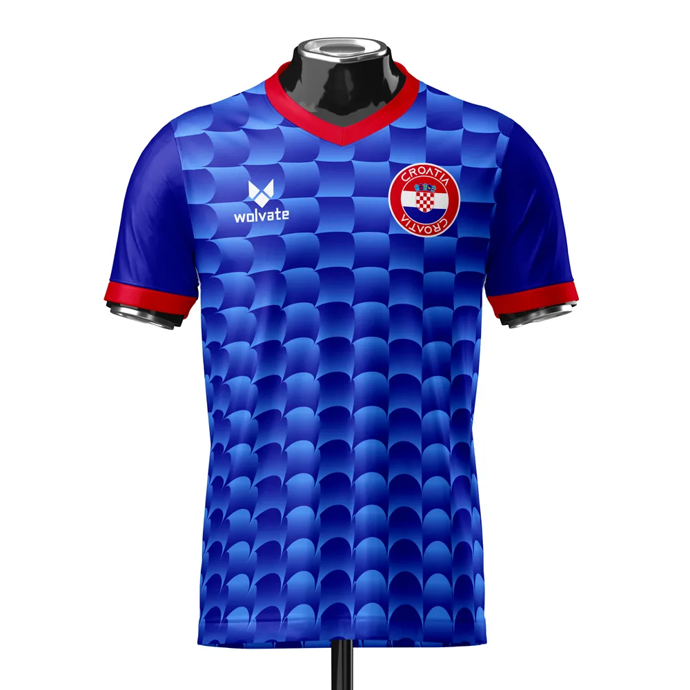 Croatia 2 concept football kit design, available for white-label production