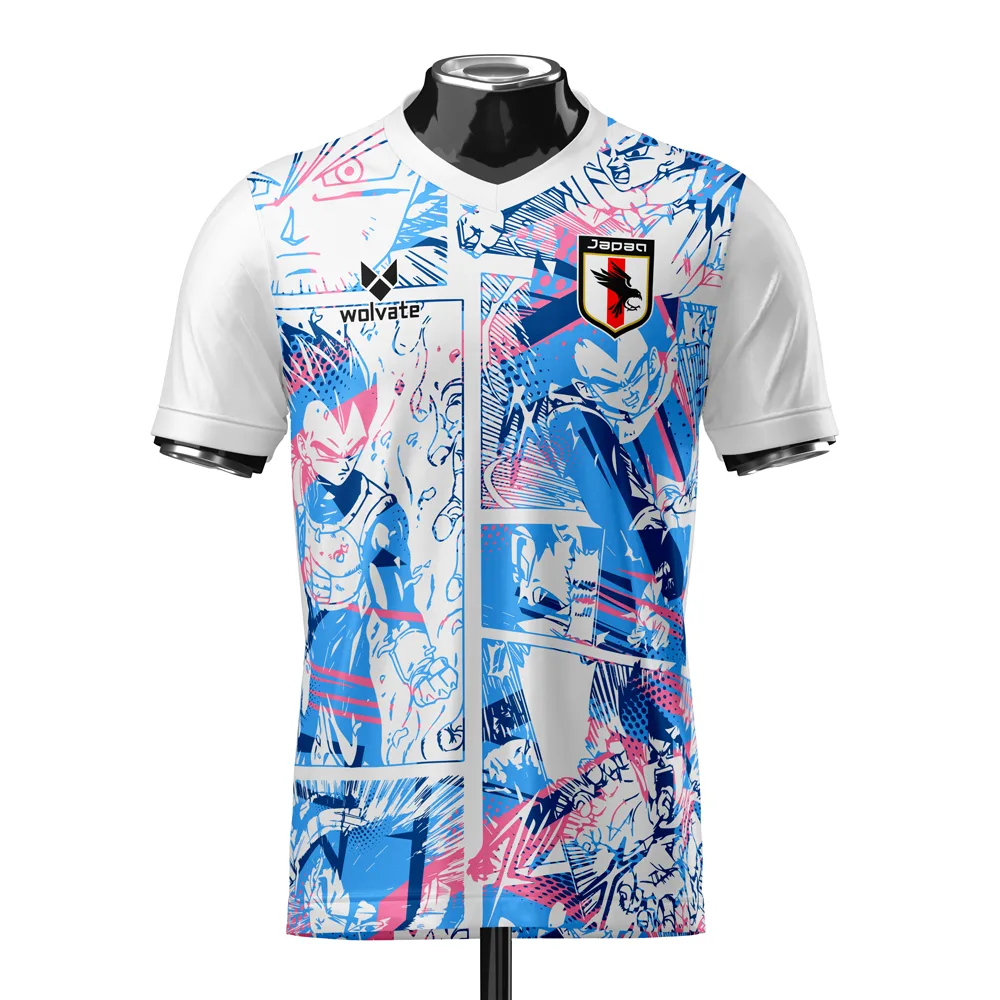 Dragon Ball concept football kit design, available for white-label production