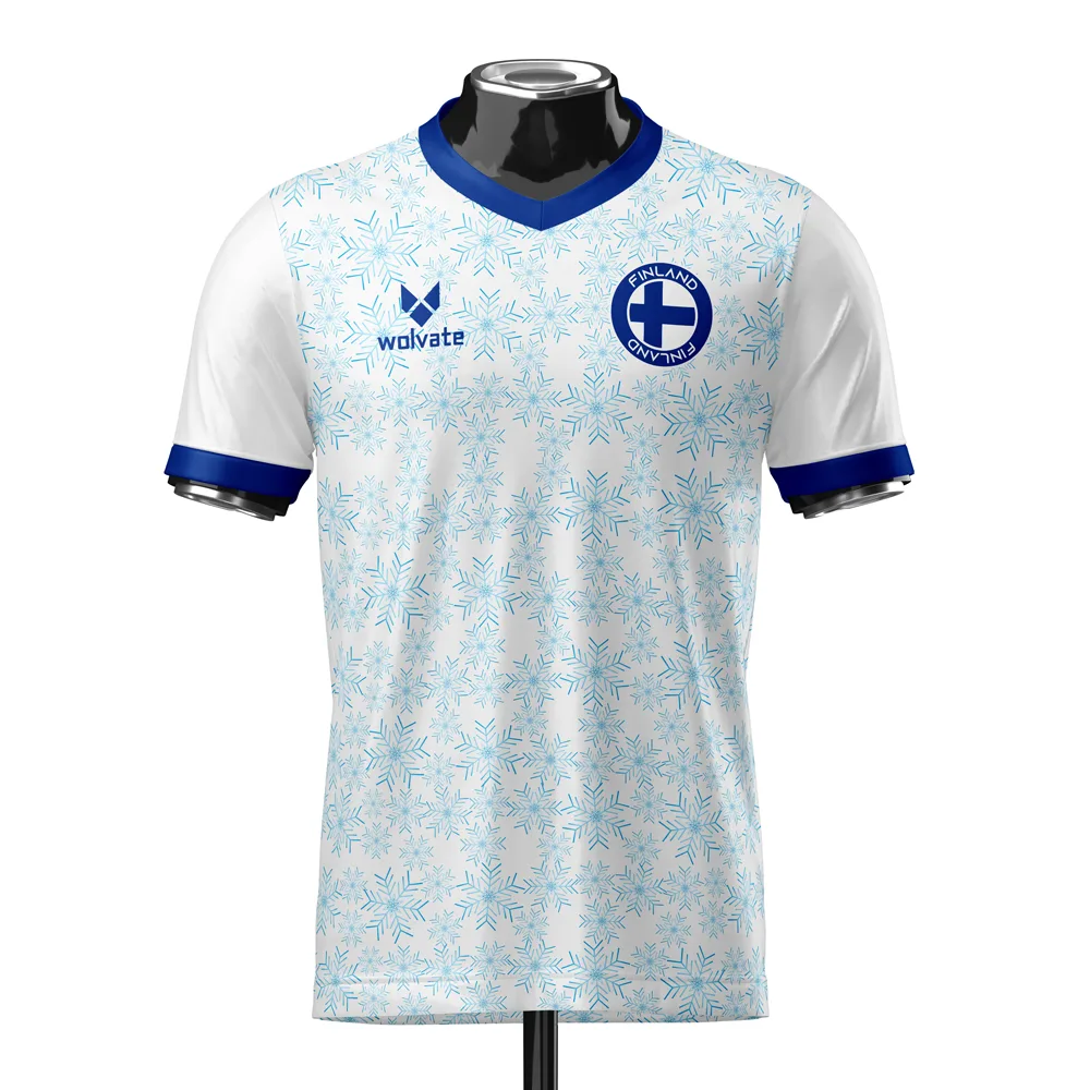 Finland 2 concept football kit design, available for white-label production