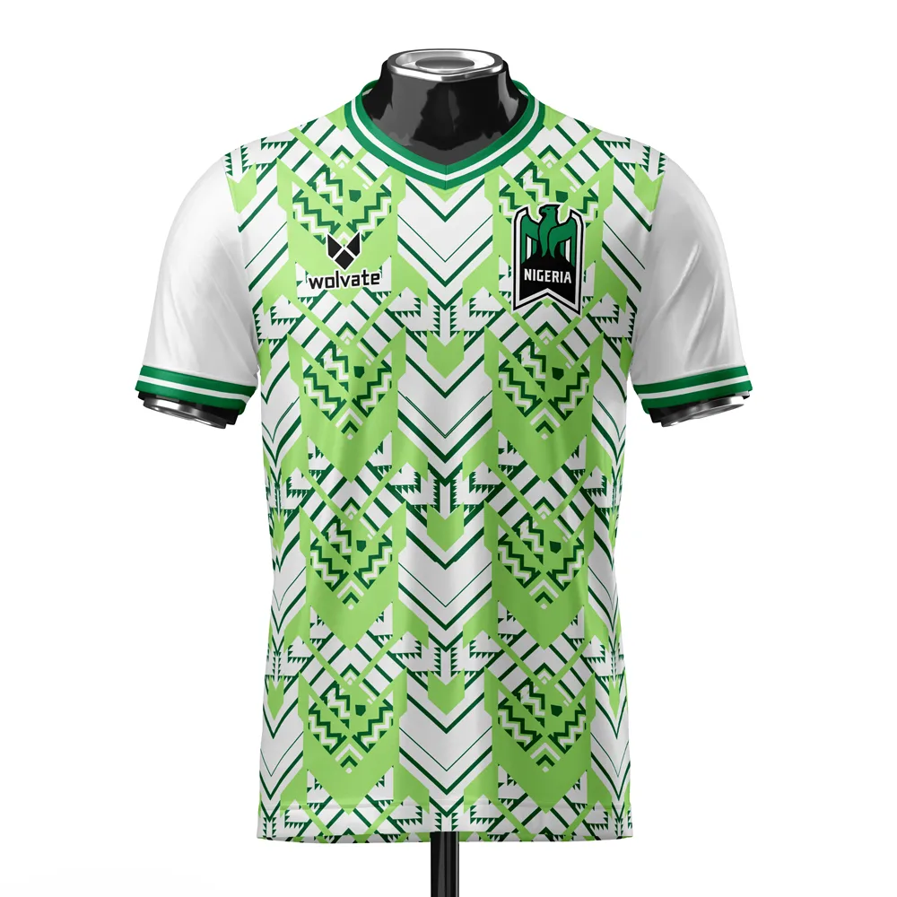 Nigeria 1 concept football kit design, available for white-label production