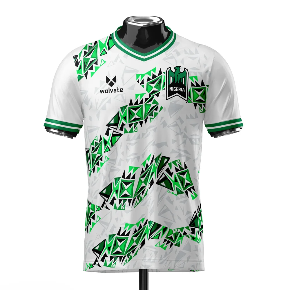 Nigeria 2 concept football kit design, available for white-label production