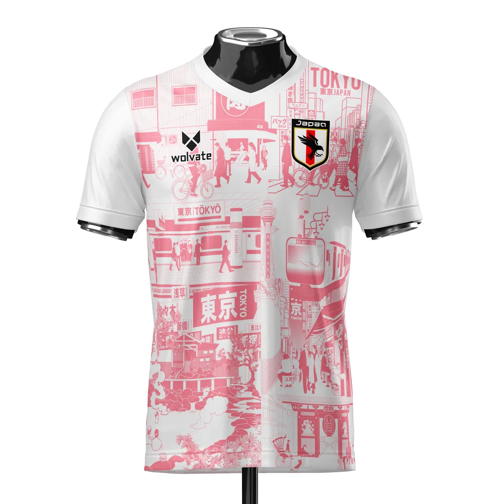 Tokyo concept football kit design, available for white-label production