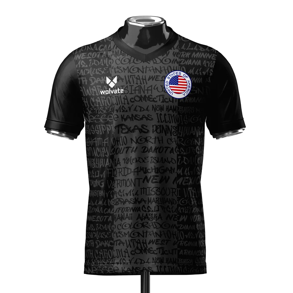 USA 2 concept football kit design, available for white-label production