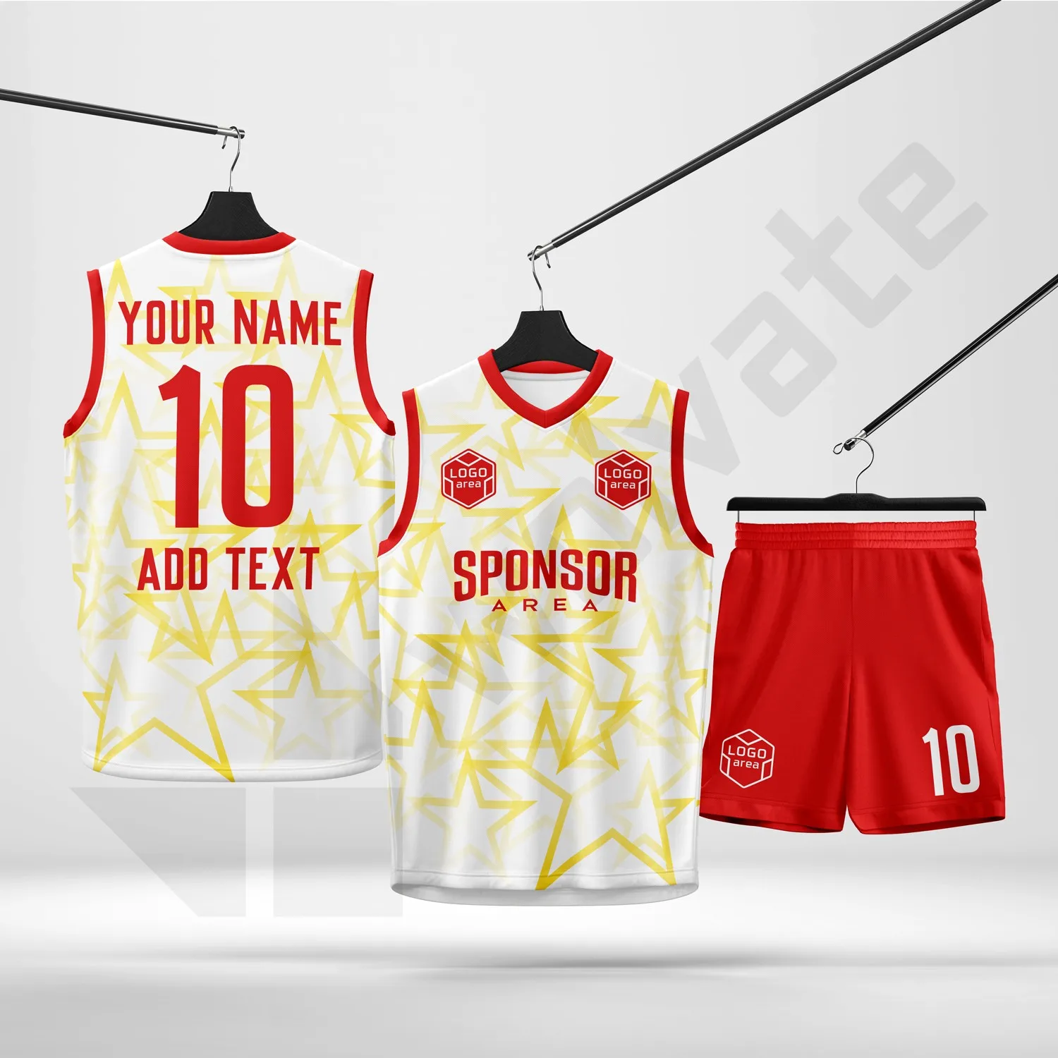 Custom basketball kit design template WJB1001, ready for your logo, team name and sponsor