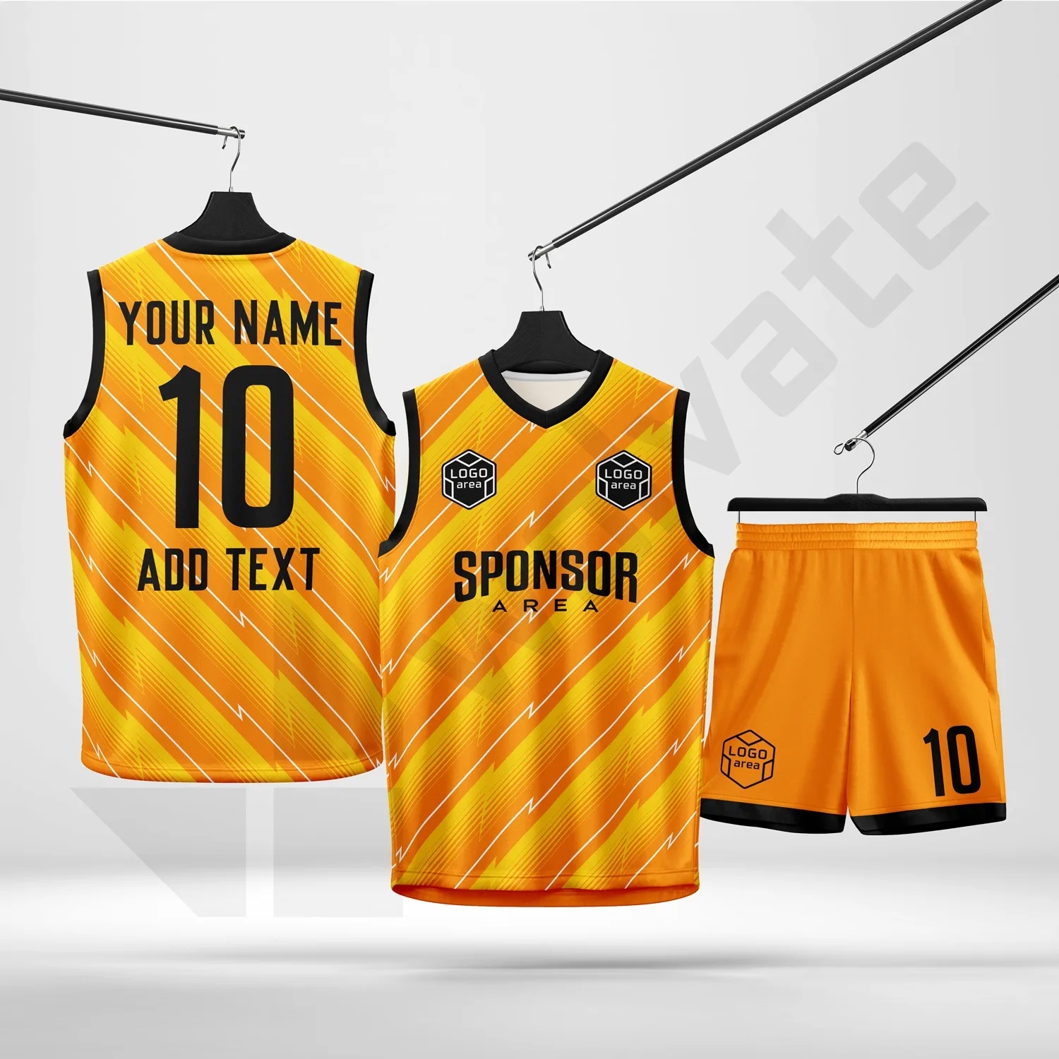 Custom basketball kit design template WJB1010-1, ready for your logo, team name and sponsor