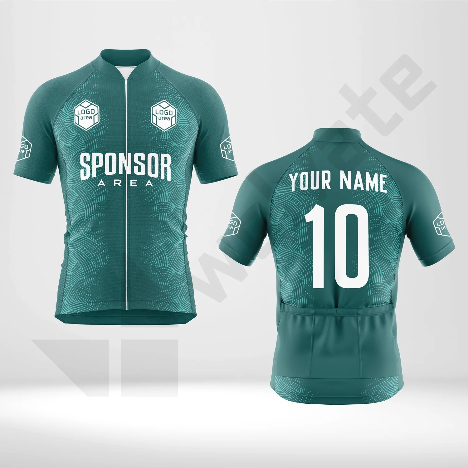 Custom cycling kit design template WJC1002-1, ready for your logo, team name and sponsor