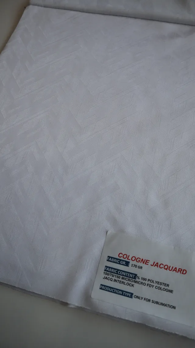 Performance sportswear fabric construction close-up showing knit surface and stretch — 10