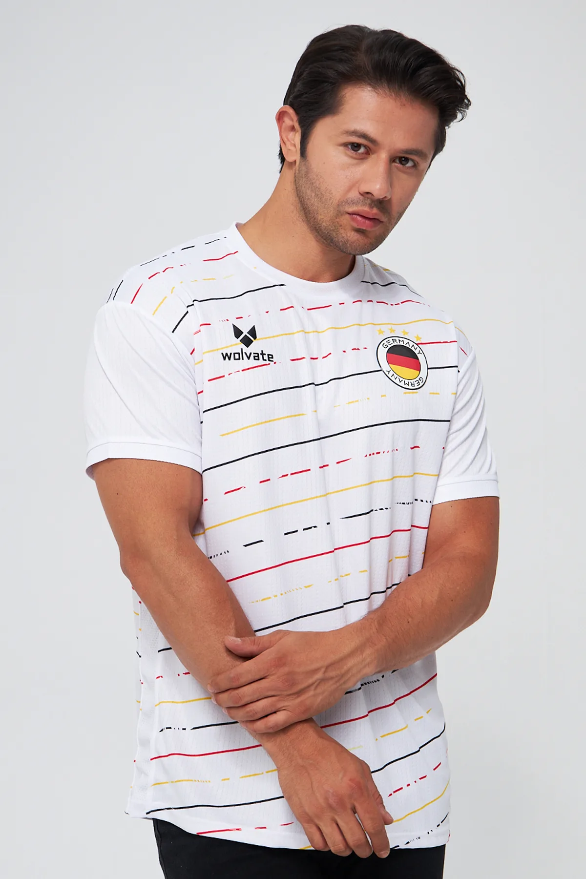 Custom white-label sportswear kit produced for a private-label brand