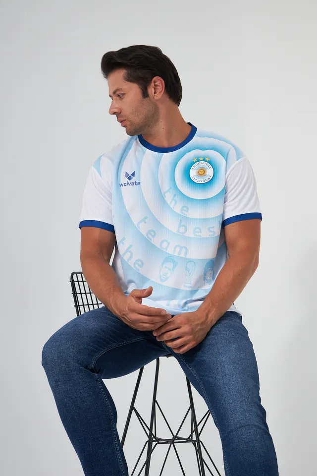 Custom sportswear kit worn by a model, manufactured under a private label — 1