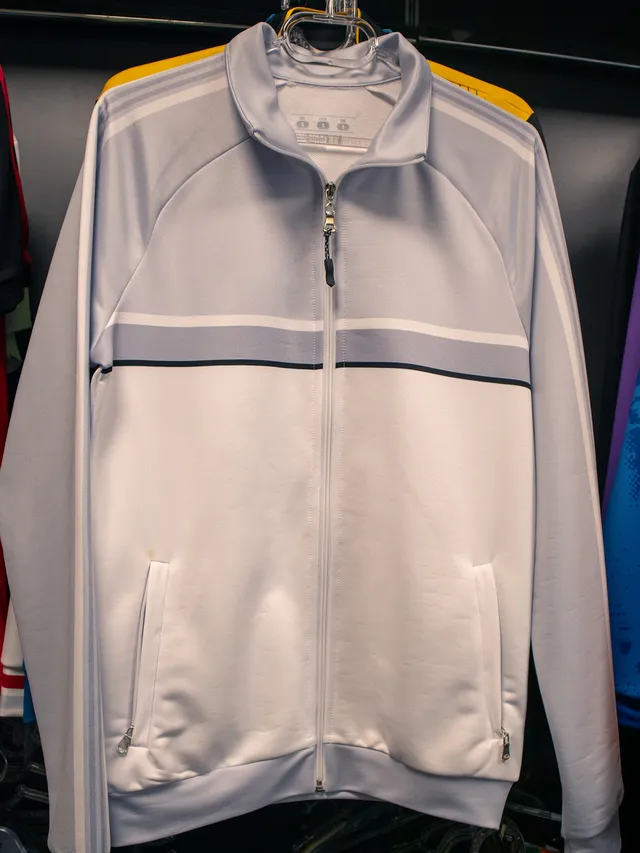 Finished white-label sportswear garment produced to a customer specification — 23