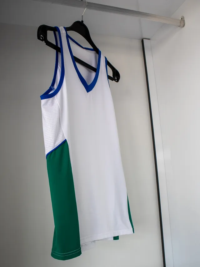 Finished white-label sportswear garment produced to a customer specification — 9